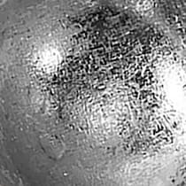 button silver mirror   