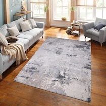 buxton gray area rug  x    