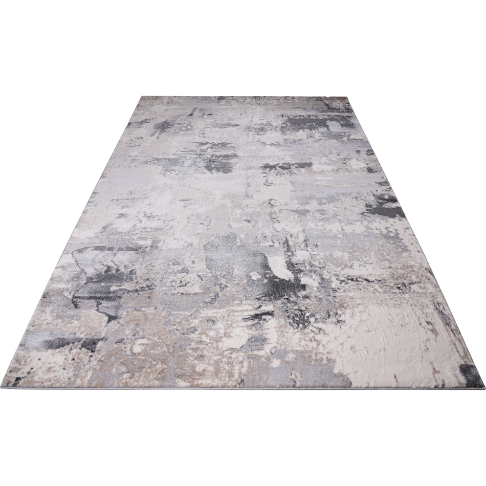 buxton gray area rug  x    