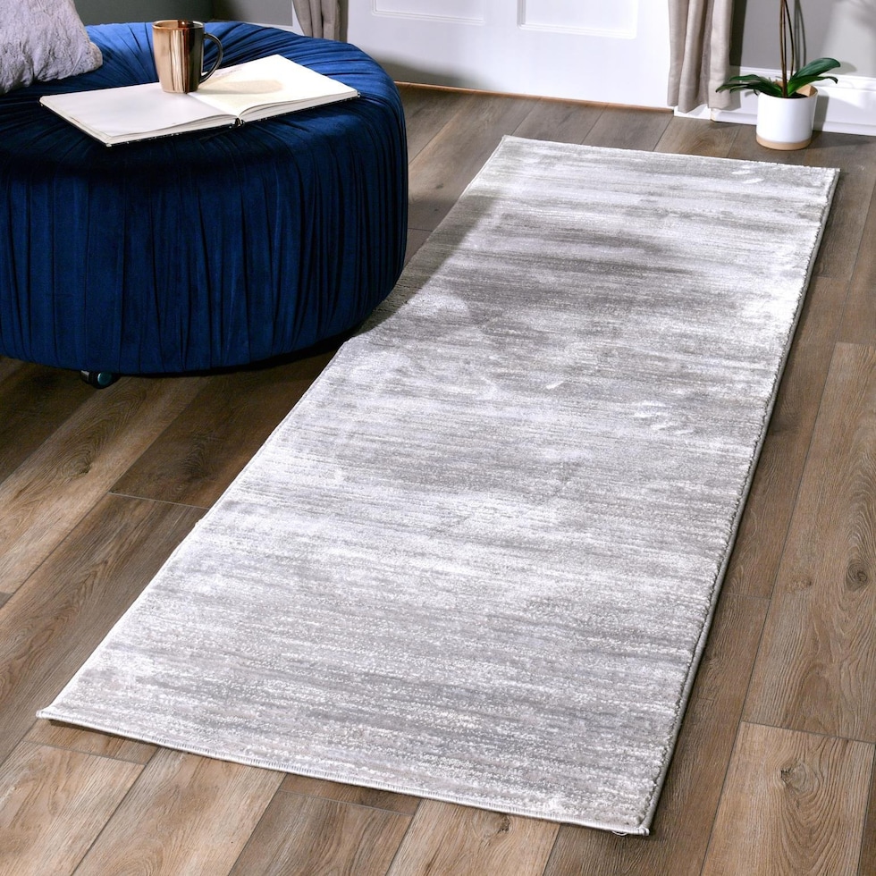 buzzing gray area rug  x    