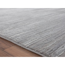 buzzing gray area rug  x    