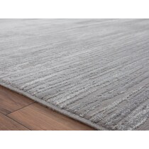 buzzing gray area rug  x    