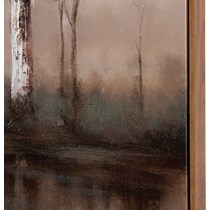 by light brown wall art   