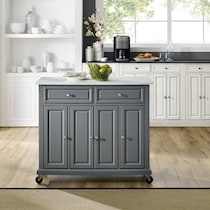 byrde gray kitchen island   