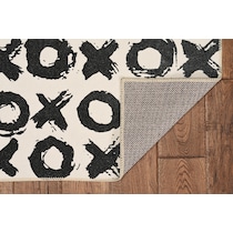 byron black area rug  x    