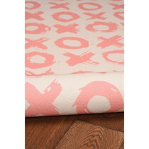 byron pink area rug  x    
