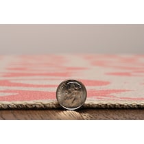 byron pink area rug  x    