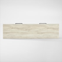 cabin white dresser and mirror   