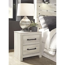 cabin white nightstand   
