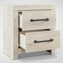 cabin white nightstand   