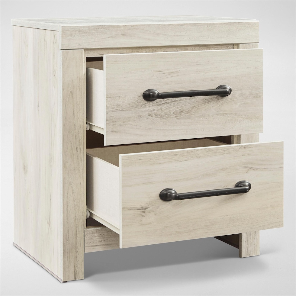 cabin white nightstand   