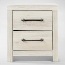 cabin white nightstand   