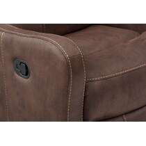 cabo brown glider recliner   