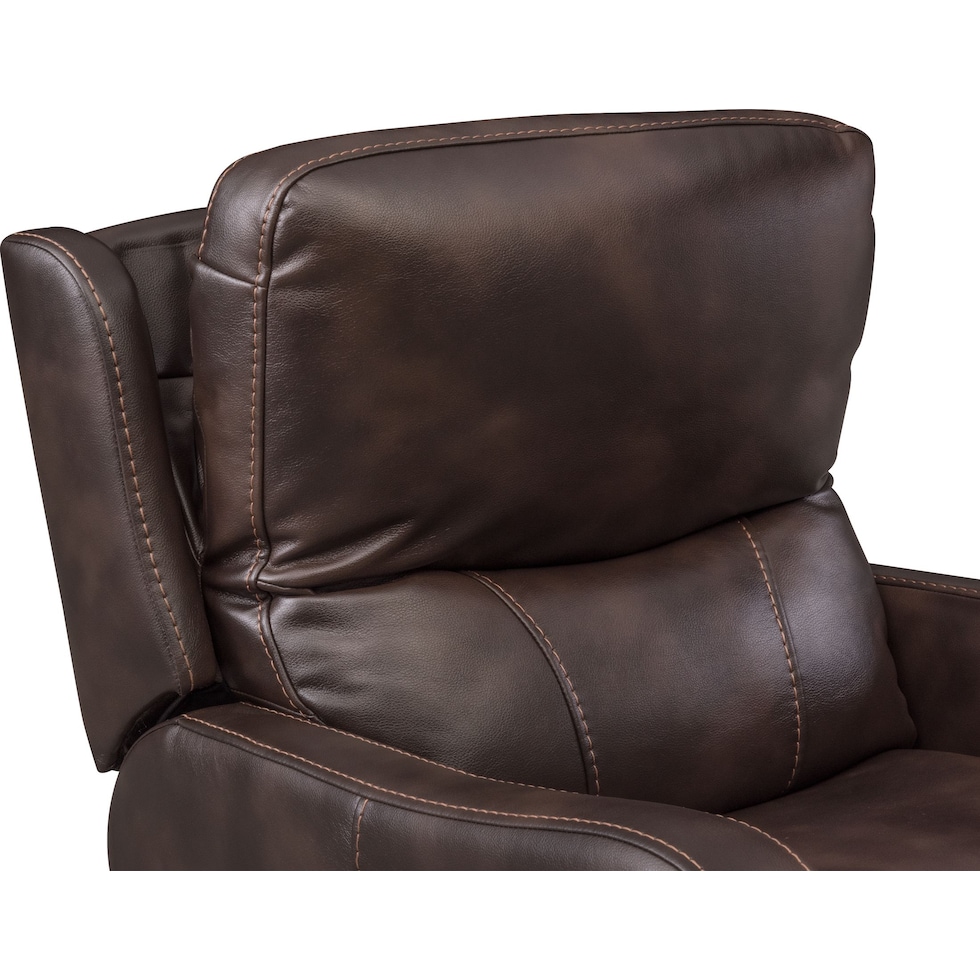 cabo dark brown recliner   