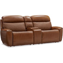 cabrera brown loveseat   