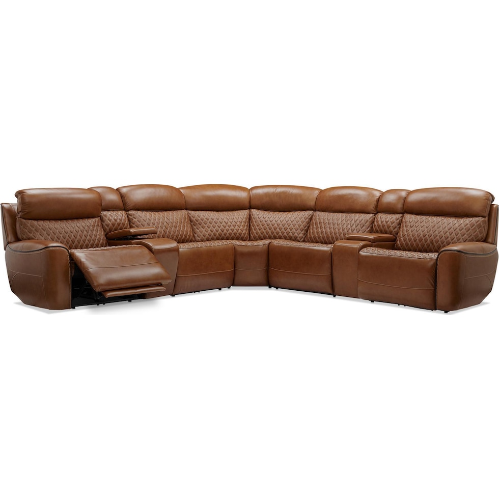 cabrera brown sectional   