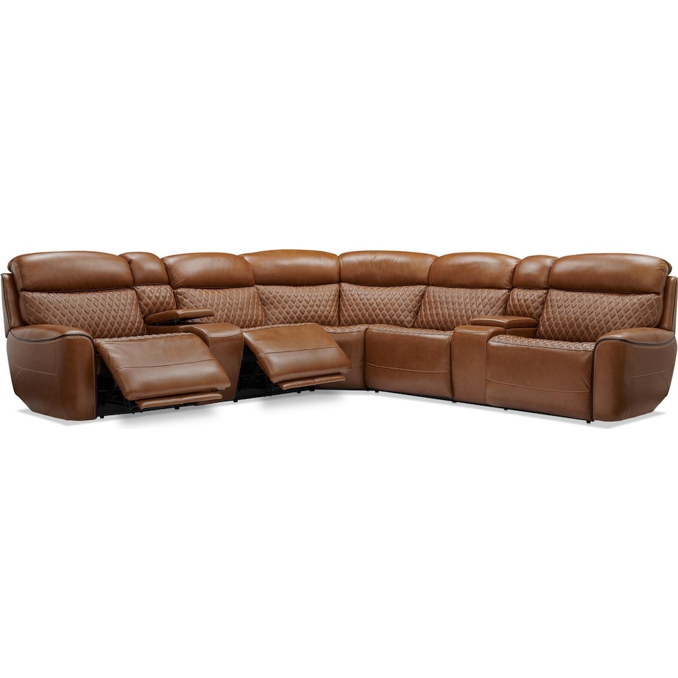 cabrera brown sectional   