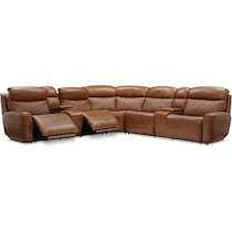 cabrera brown sectional   
