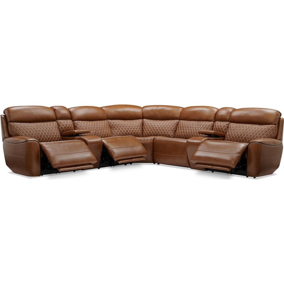 cabrera brown sectional   