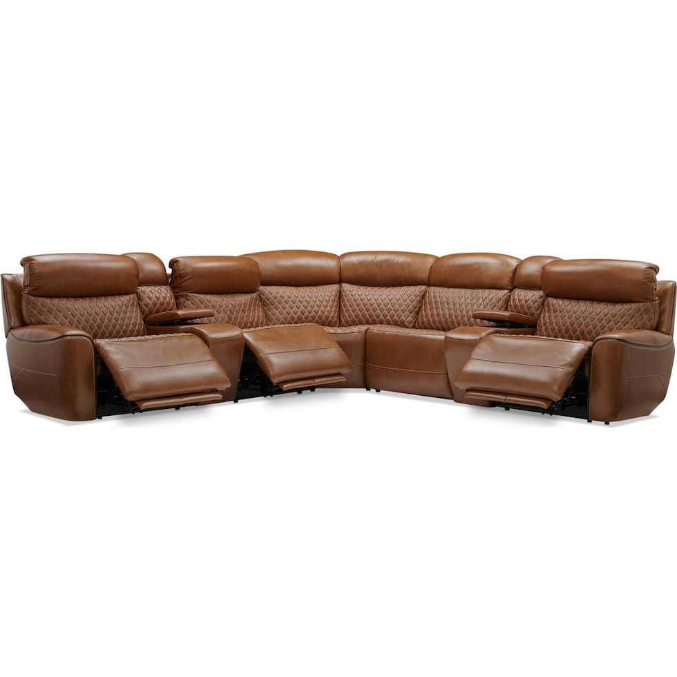 cabrera brown sectional   
