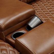 cabrera brown sectional   