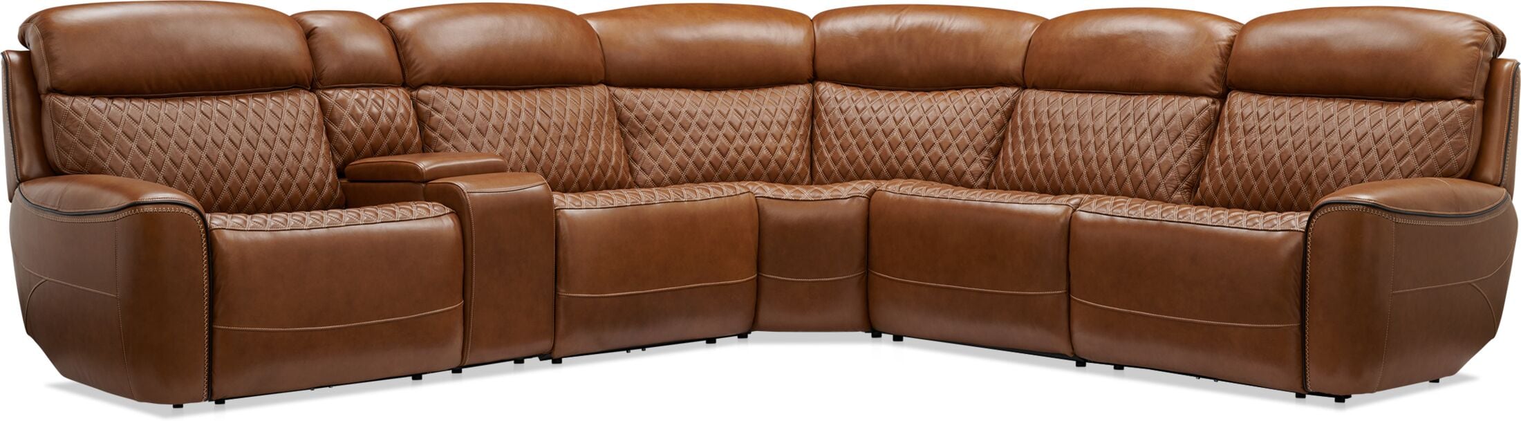 Cabrera Dual Power Reclining Sectional with 3 Reclining Seats