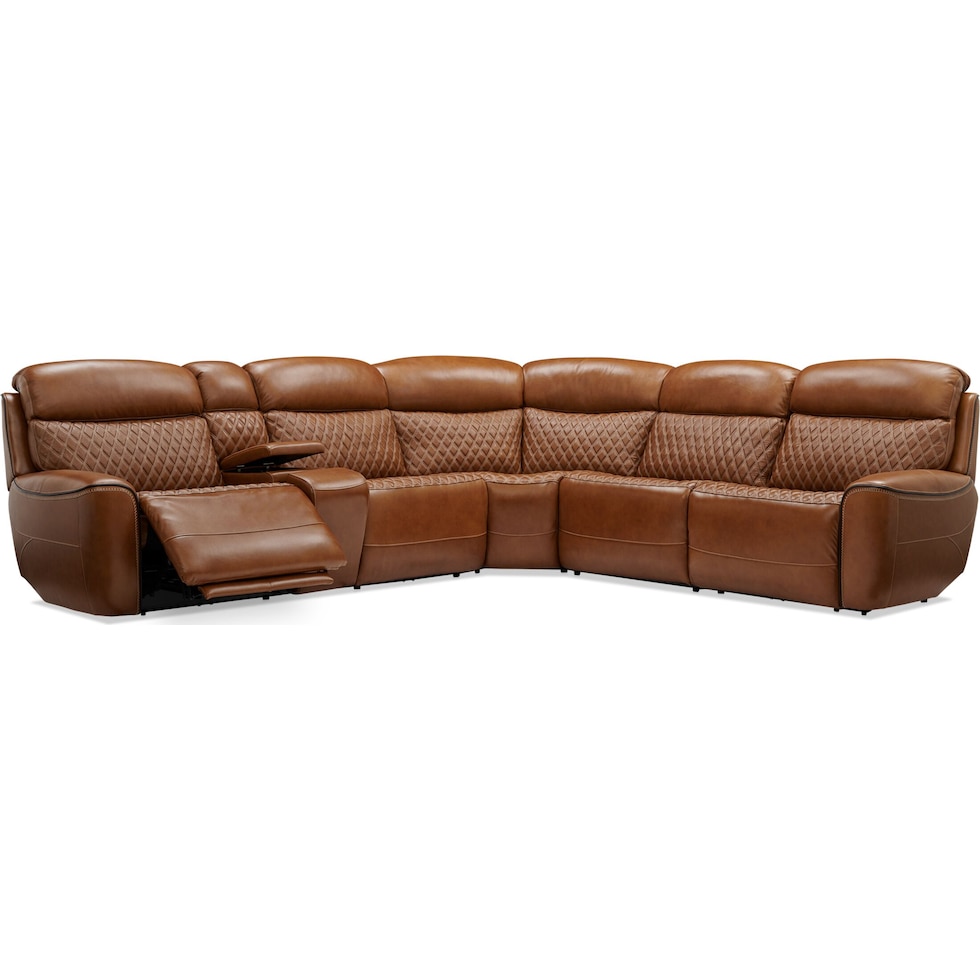 cabrera brown sectional   