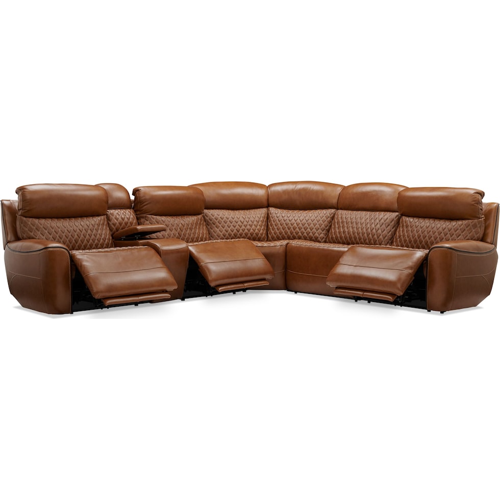 cabrera brown sectional   