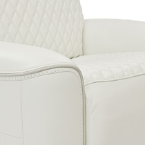 cabrera white recliner   