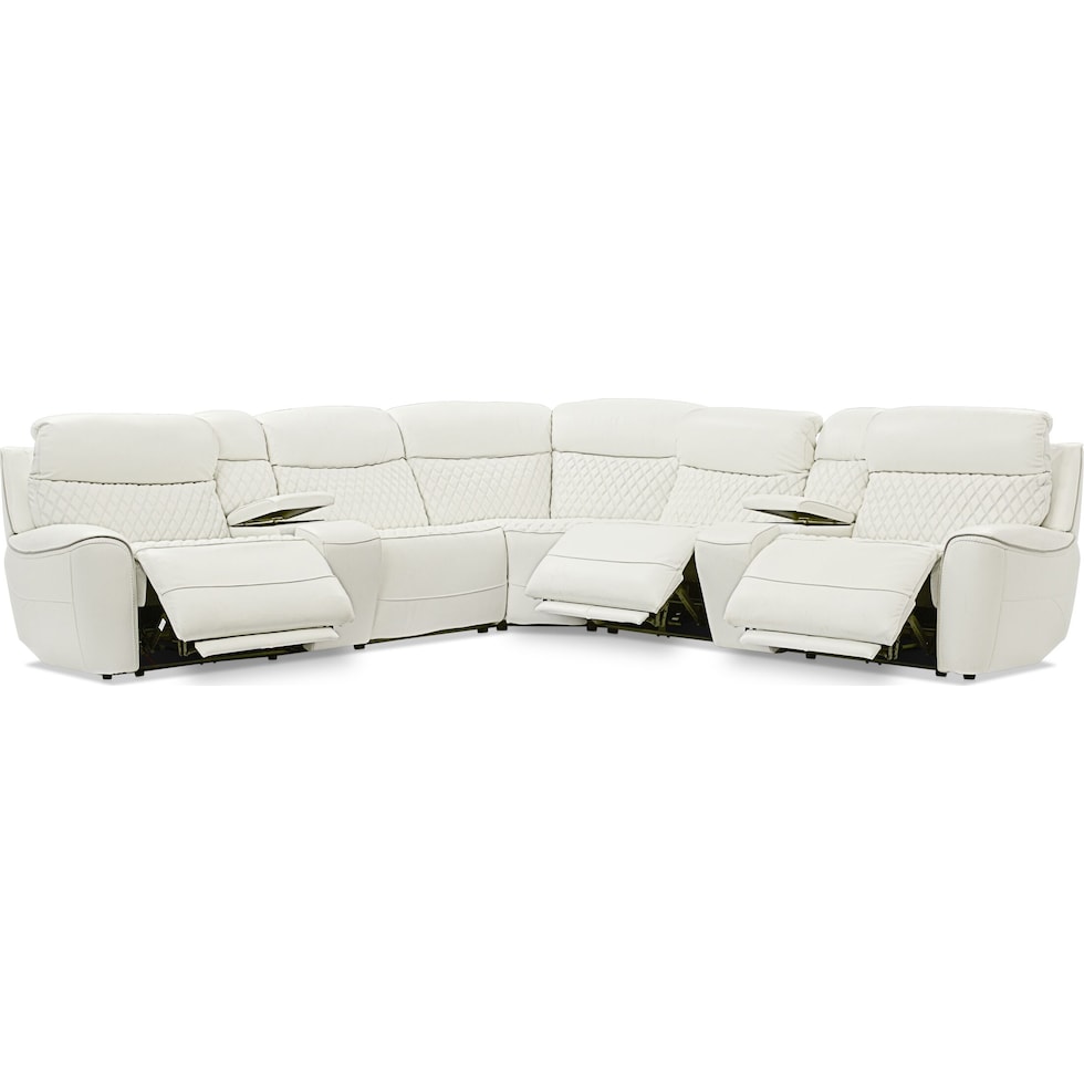 cabrera white sectional   