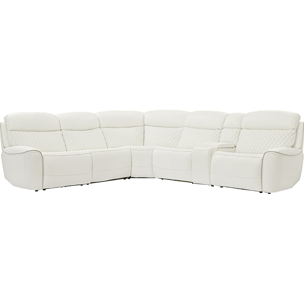 cabrera white sectional   