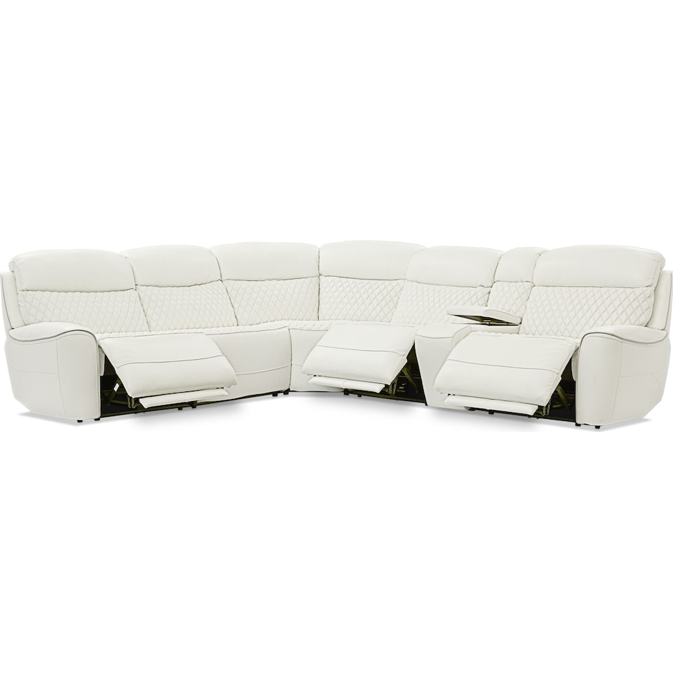 cabrera white sectional   