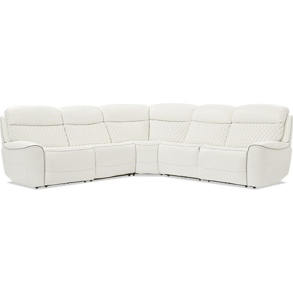 cabrera white sectional   