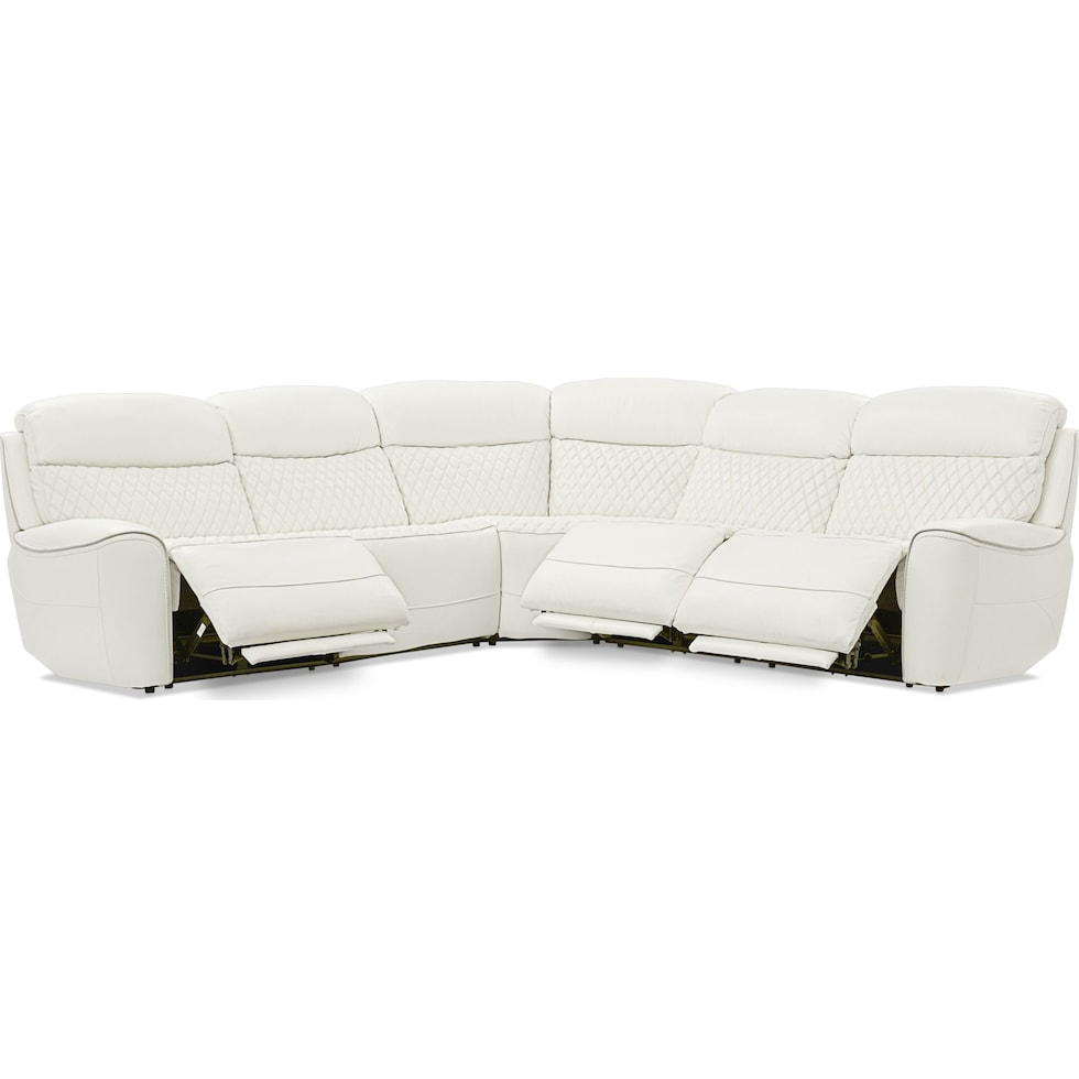 cabrera white sectional   