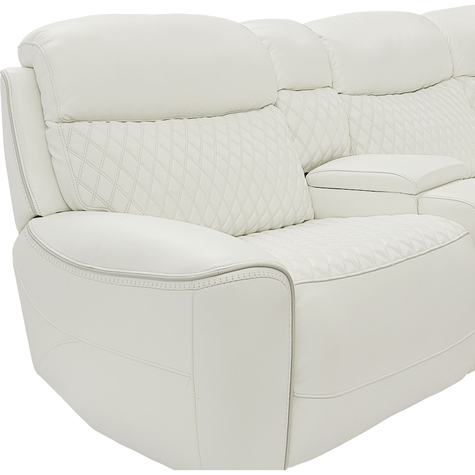 cabrera white sectional   