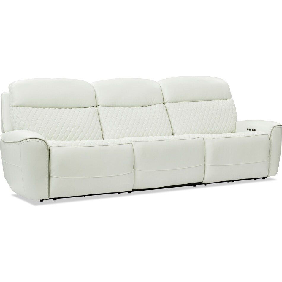 Cabrera 3Piece DualPower Sofa White American Signature Furniture