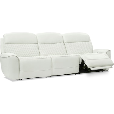 Cabrera 3-Piece Dual-Power Sofa - White