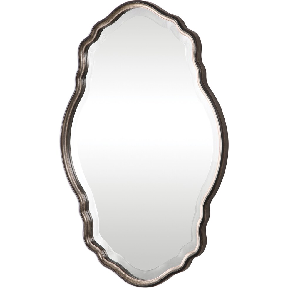 cabrini dark brown mirror   