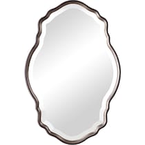 cabrini dark brown mirror   