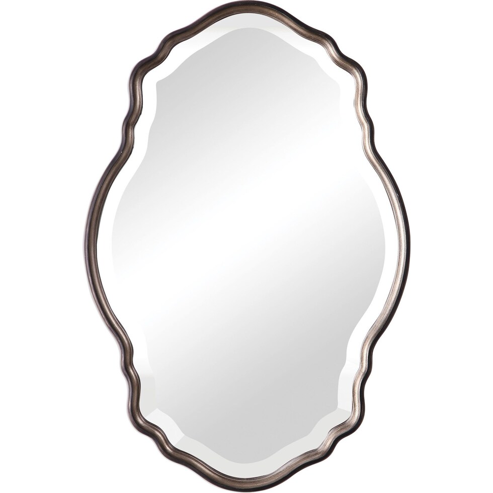 cabrini dark brown mirror   