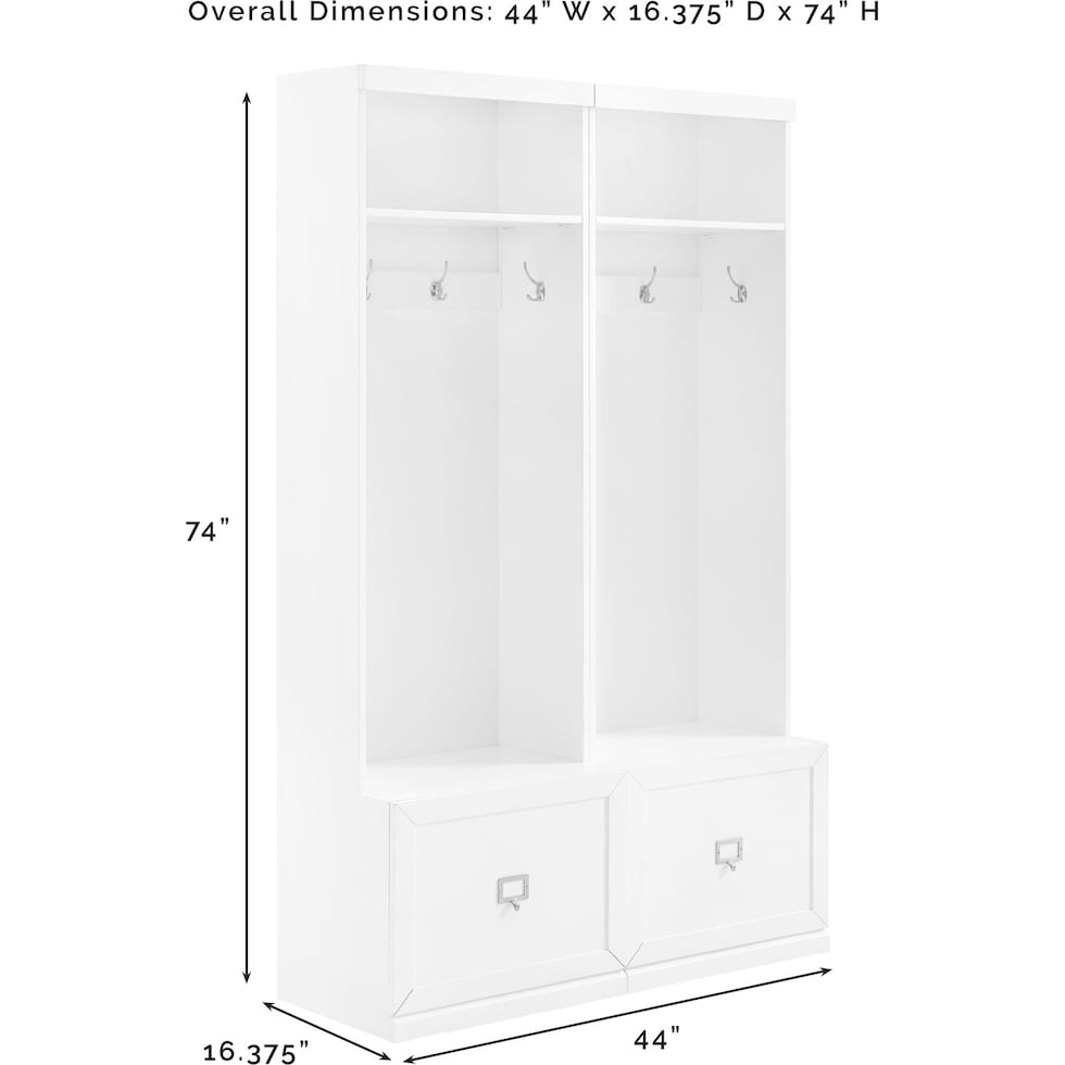 caddie dimension schematic   