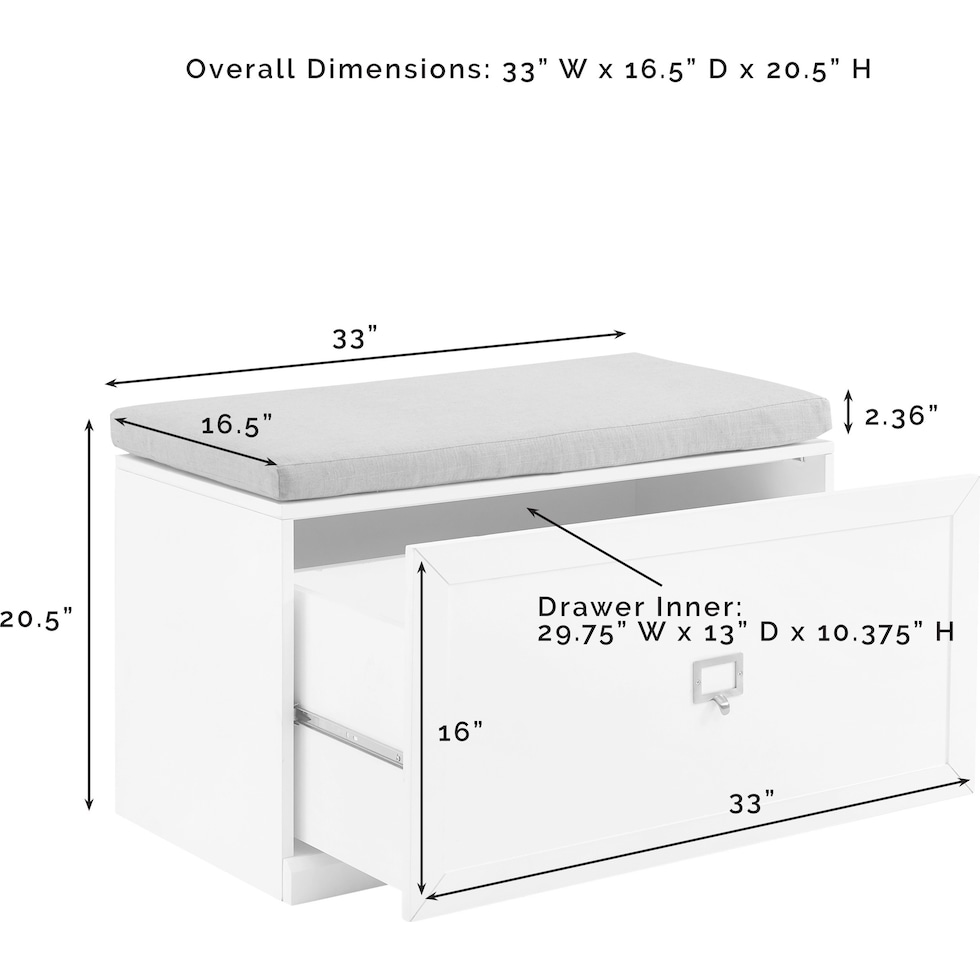 caddie dimension schematic   