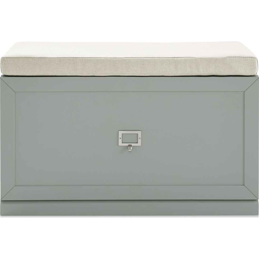 caddie gray entryway bench   