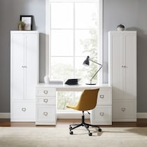caddie white desk   
