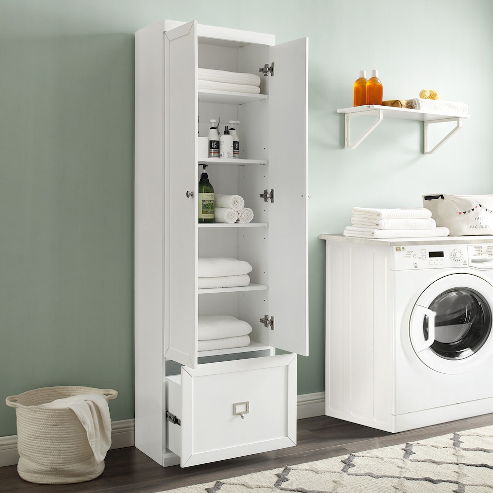 caddie white kitchen pantry   