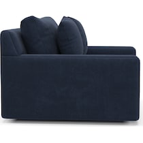 cade blue swivel chair   