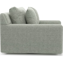 cade blue swivel chair   