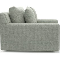 cade blue swivel chair   