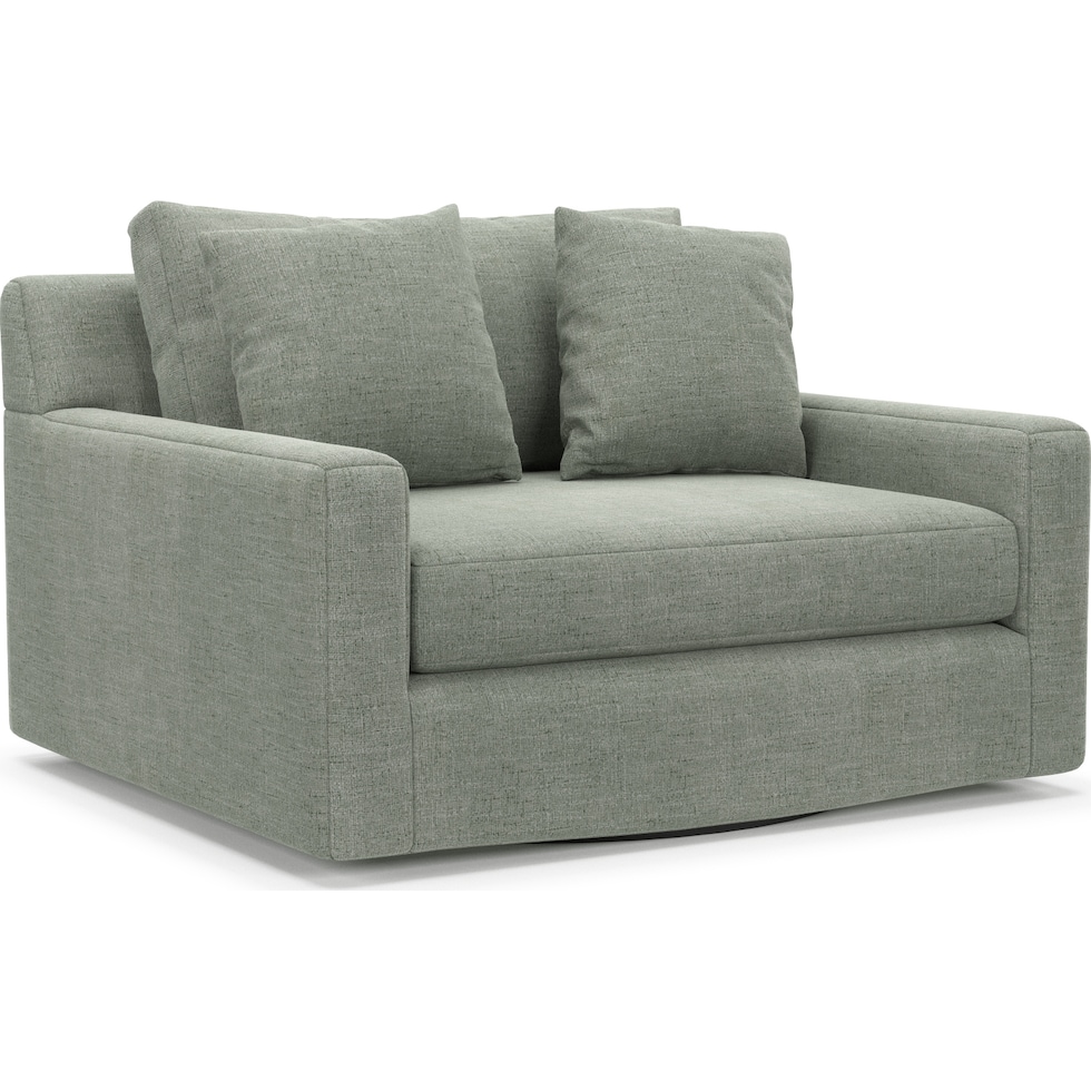 cade gray swivel chair   