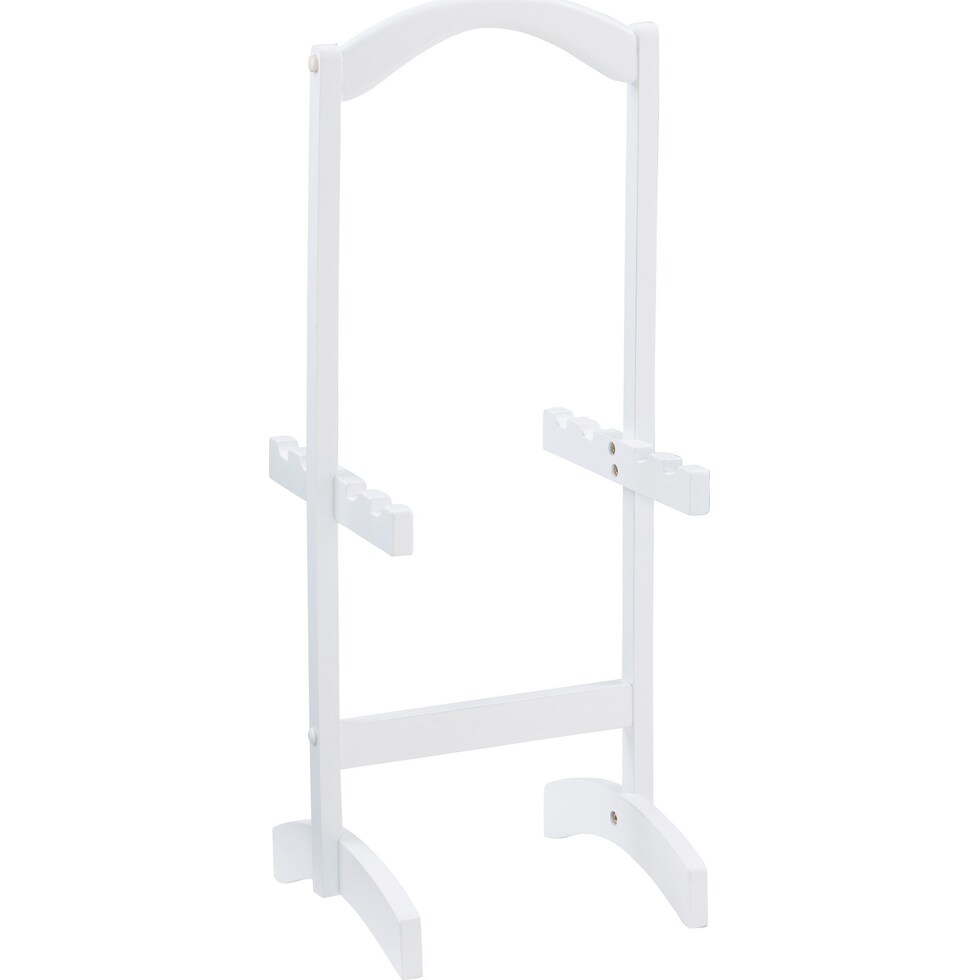 caine brown white tray table   